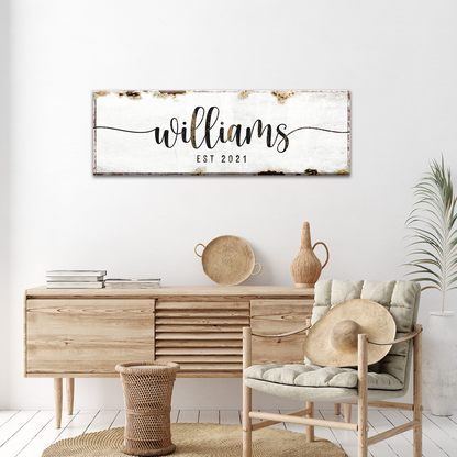Special Family Sign by Tailored Canvases
