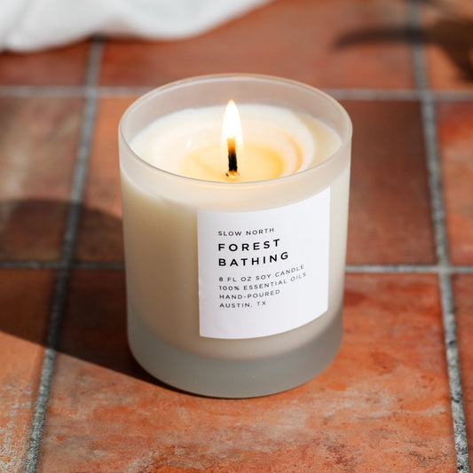 Forest Bathing - Signature Candle (Fir + Pine + Patchouli) by Slow North