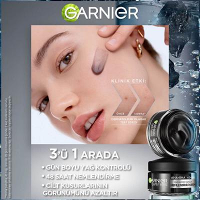 Garnier Daily Moisturizing Cream for Oily Skin - Garnier Pure Charcoal Mattifying Moisturizing Cream 50ml by Beauty Care Bag