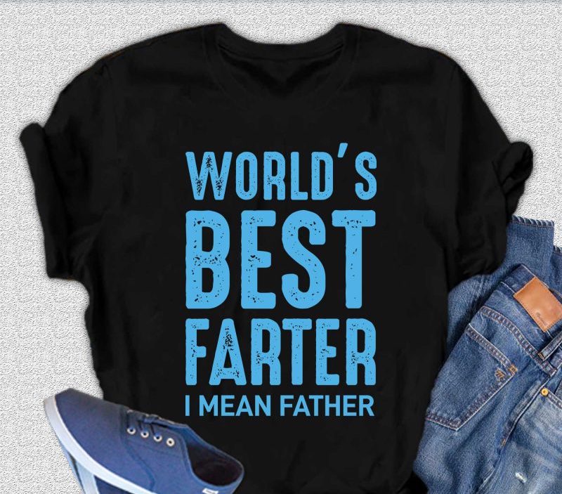 World's Best Farter men's bamboo graphic T-shirt – view 11