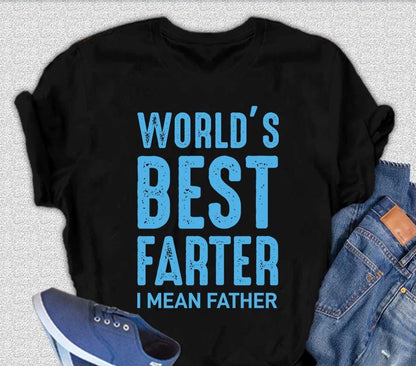 World's Best Farter men's bamboo graphic T-shirt – view 11