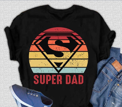 Super Dad men's bamboo graphic T-shirt – view 2