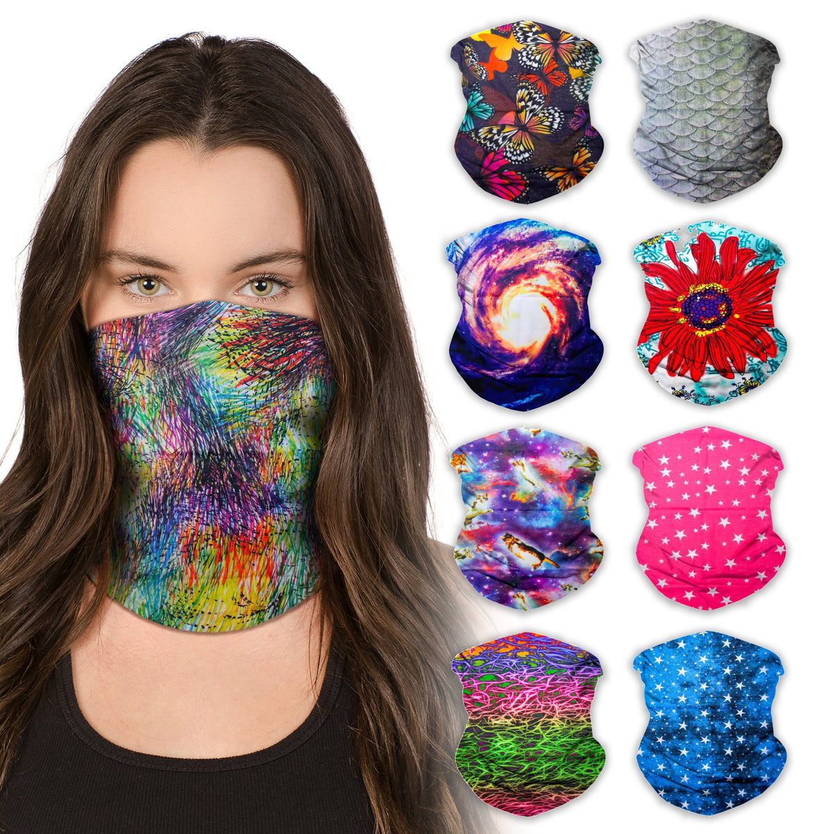 Festival Neck Gaiter (9 Pack) by SoJourner