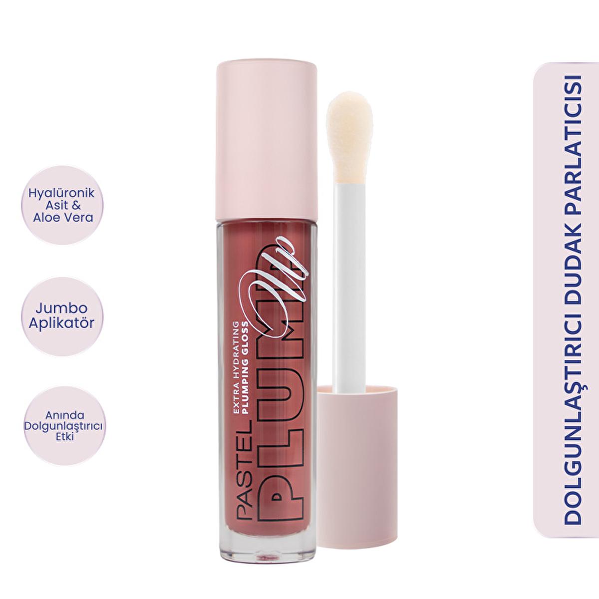 Pastel Profashion Plump Up Extra Hydrating Plumping Gloss 212 - Hydrating Lip Gloss, Vegan Lip Care, Cruelty-Free Cosmetics by Beauty Care Bag