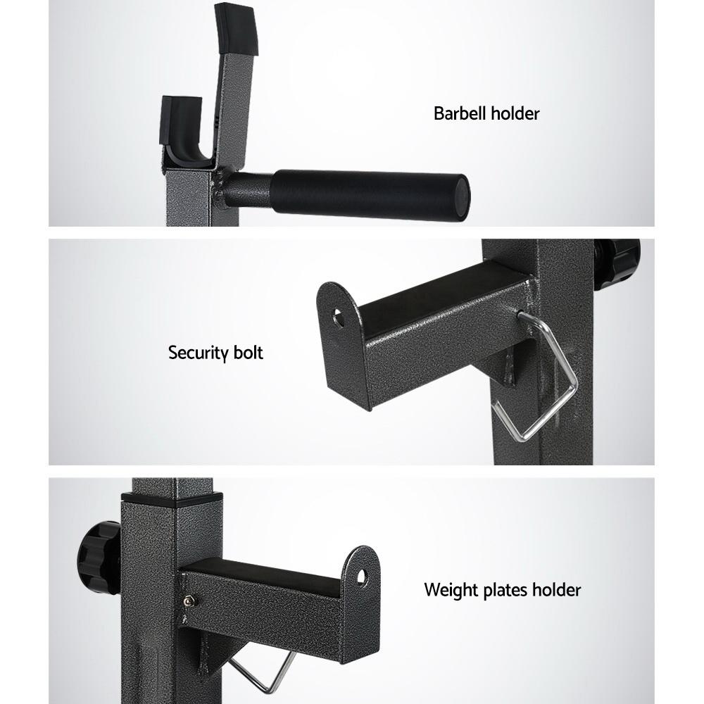 Everfit Weight Bench Adjustable Squat Rack Home Gym Equipment 300kg by Ozdingo