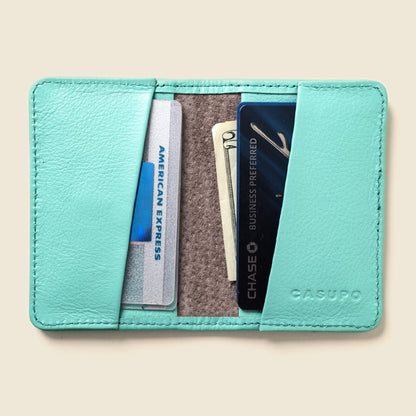 Compact Bifold with RFID Protection - Baby Blue by CASUPO