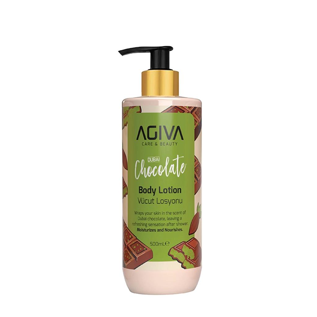 Agiva Dubai Chocolate Scented Hydrating Body Lotion 500ml by Beauty Care Bag