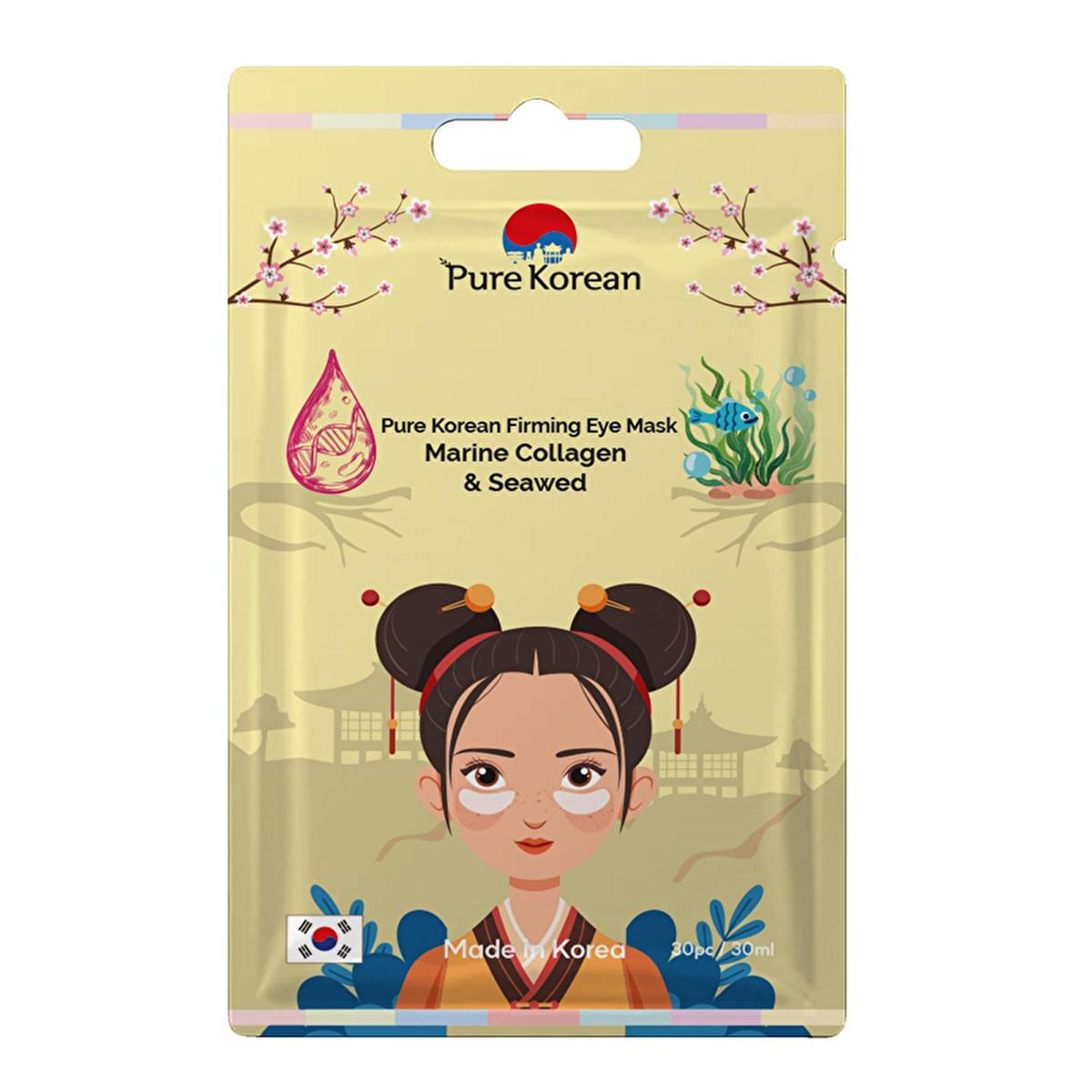 Pure Korean firming eye mask with marine collagen and seaweed