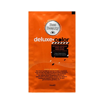 Bee Beauty Deluxe Color Kit 7.7 Warm Caramel Brown Hair Dye by Beauty Care Bag