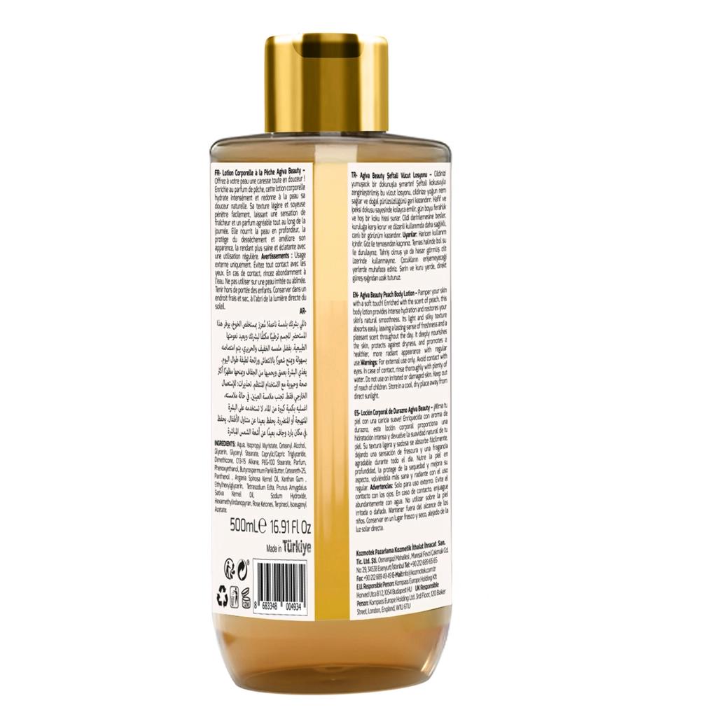 Agiva Peach Shower Gel for Soft Skin 500 ml by Beauty Care Bag