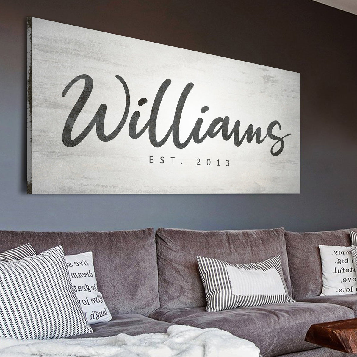 Family Name Sign IV by Tailored Canvases