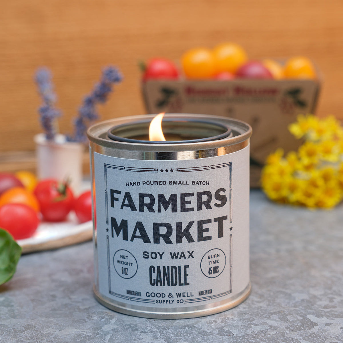 Farmers Market Soy Candle by Good & Well Supply Co.