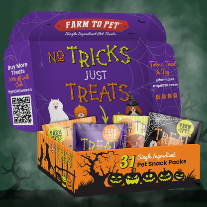 Halloween 31 Snack Pack Dog Treat Box by Farm To Pet