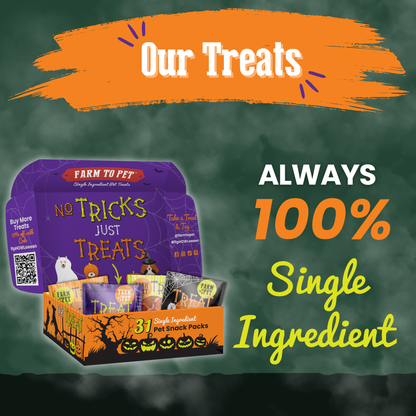 Halloween 31 Snack Pack Dog Treat Box by Farm To Pet