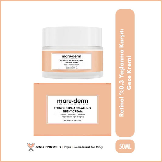 Maruderm 0.3% Retinol Anti-Aging Night Cream 50 ml by Beauty Care Bag