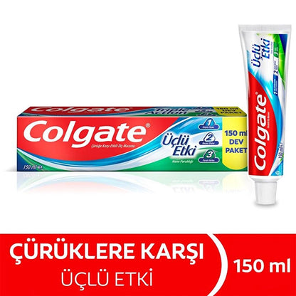 Colgate Triple Action Toothpaste for Fresh Breath 150ml by Beauty Care Bag