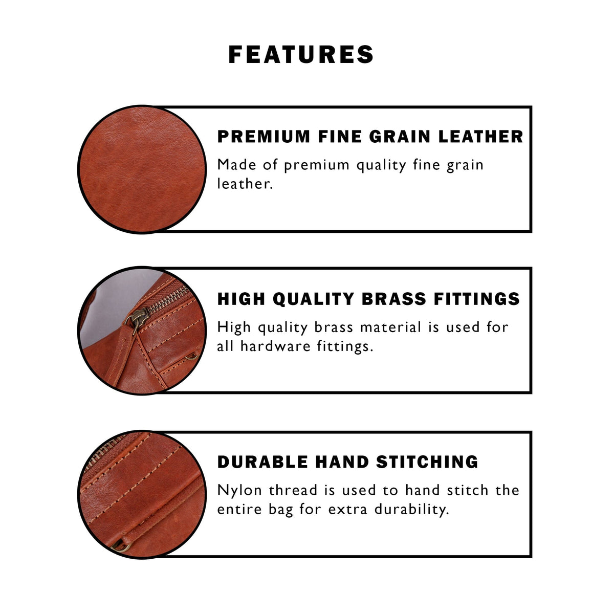 The Halsman Fanny Pack by Classy Leather Bags