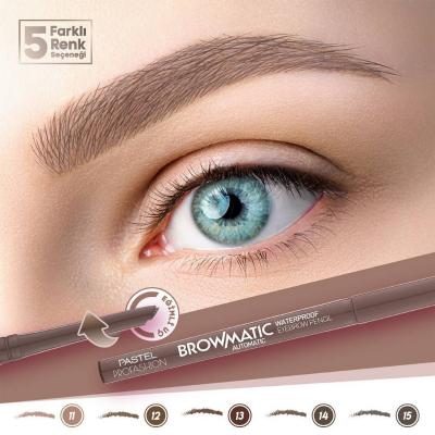 Pastel Profashion Browmatic Waterproof Eyebrow Pencil - Automatic, Water-Resistant, Precise Application by Beauty Care Bag