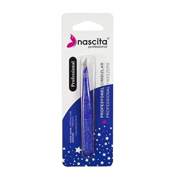 Nascita Precision Slanted Tip Eyebrow Tweezers for Facial Hair Removal - High Precision Beauty Tools by Beauty Care Bag