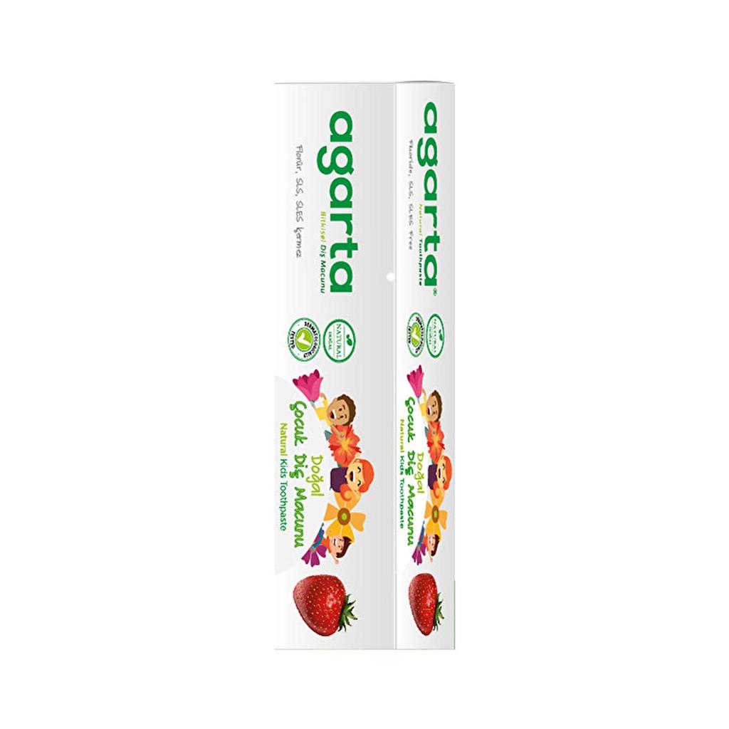 Agarta Strawberry Fluoride-Free Kids Toothpaste 75 ml by Beauty Care Bag