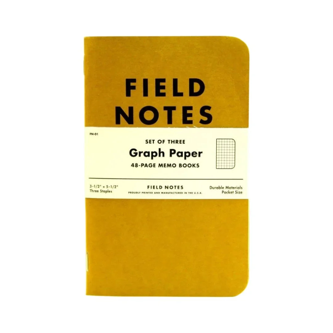 Field Notes Notebook Graph Paper by Recycled Firefighter