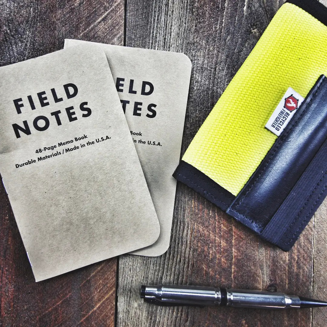 Field Notes Notebook Graph Paper by Recycled Firefighter