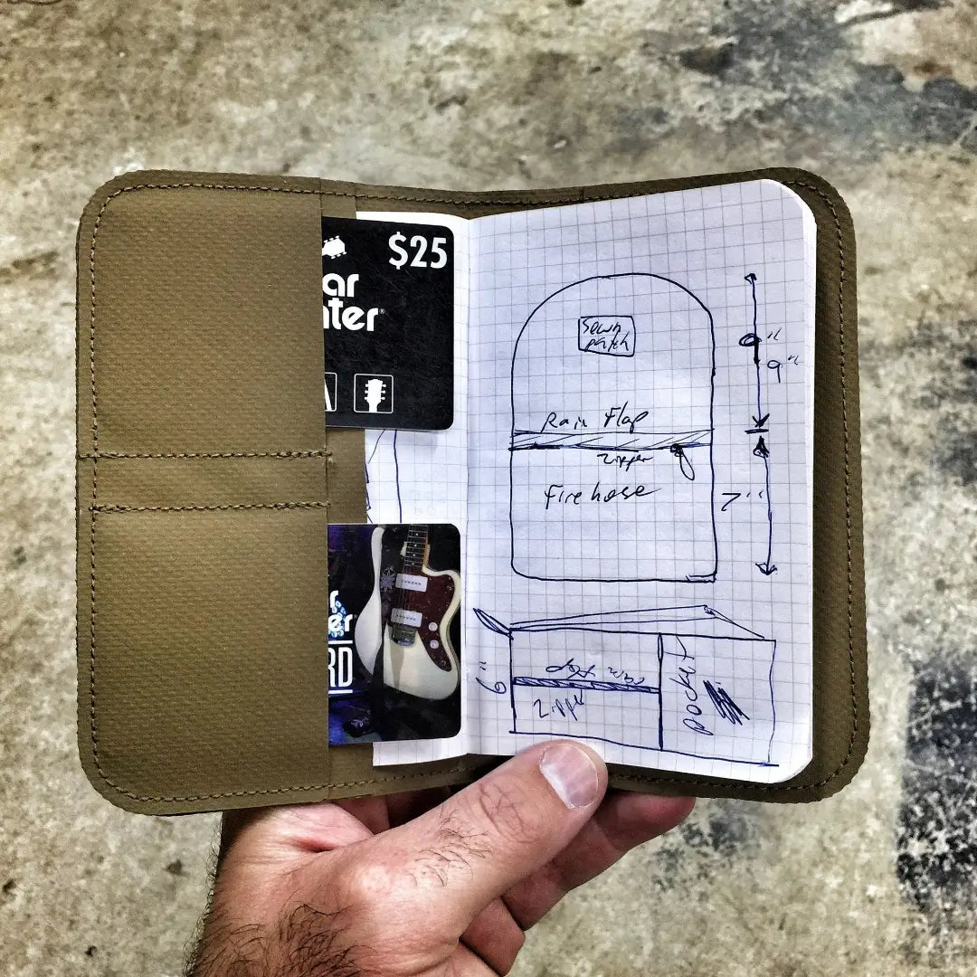 Field Notes Wallet by Recycled Firefighter
