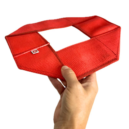 Fire Hose Dog Frisbee by Recycled Firefighter