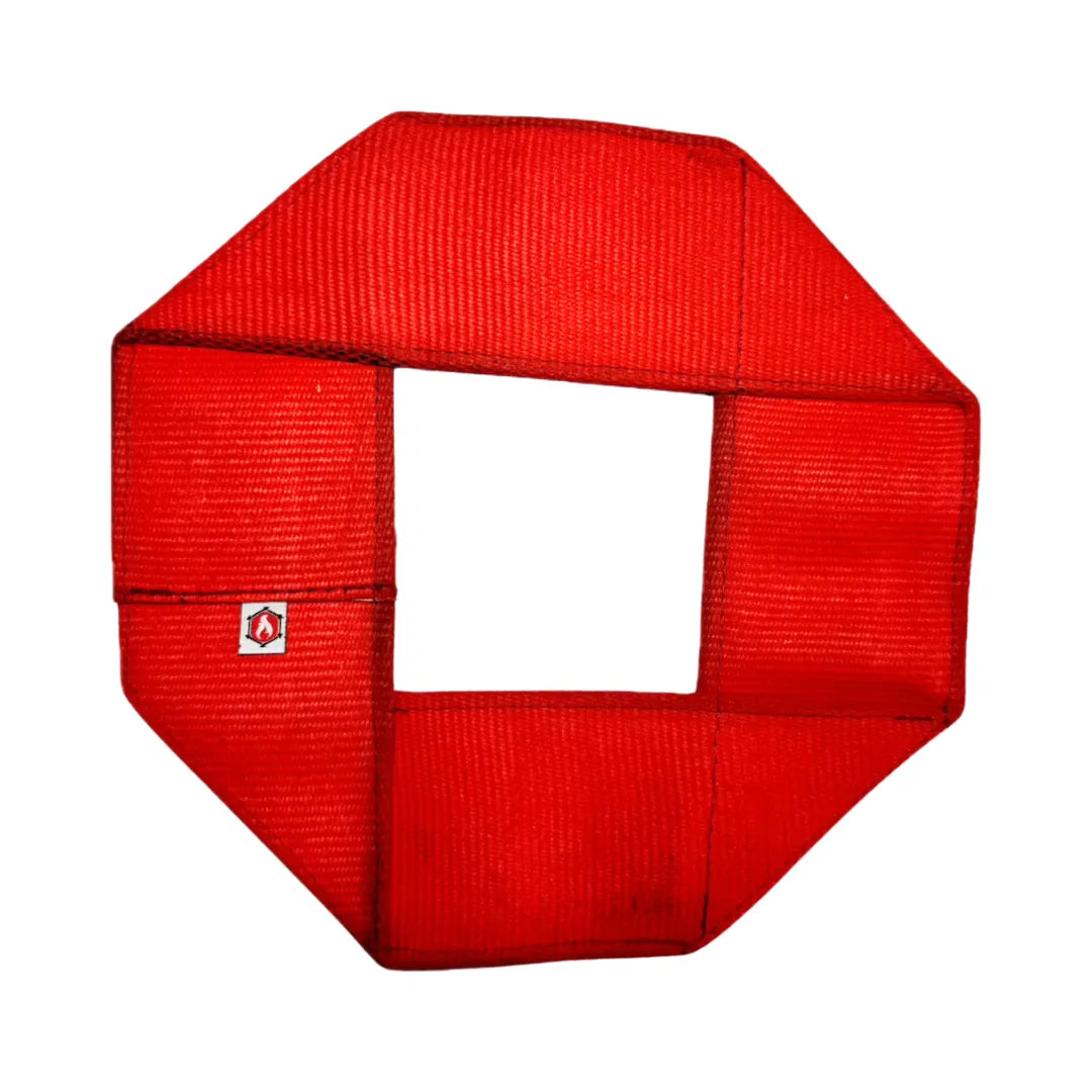 Fire Hose Dog Frisbee by Recycled Firefighter