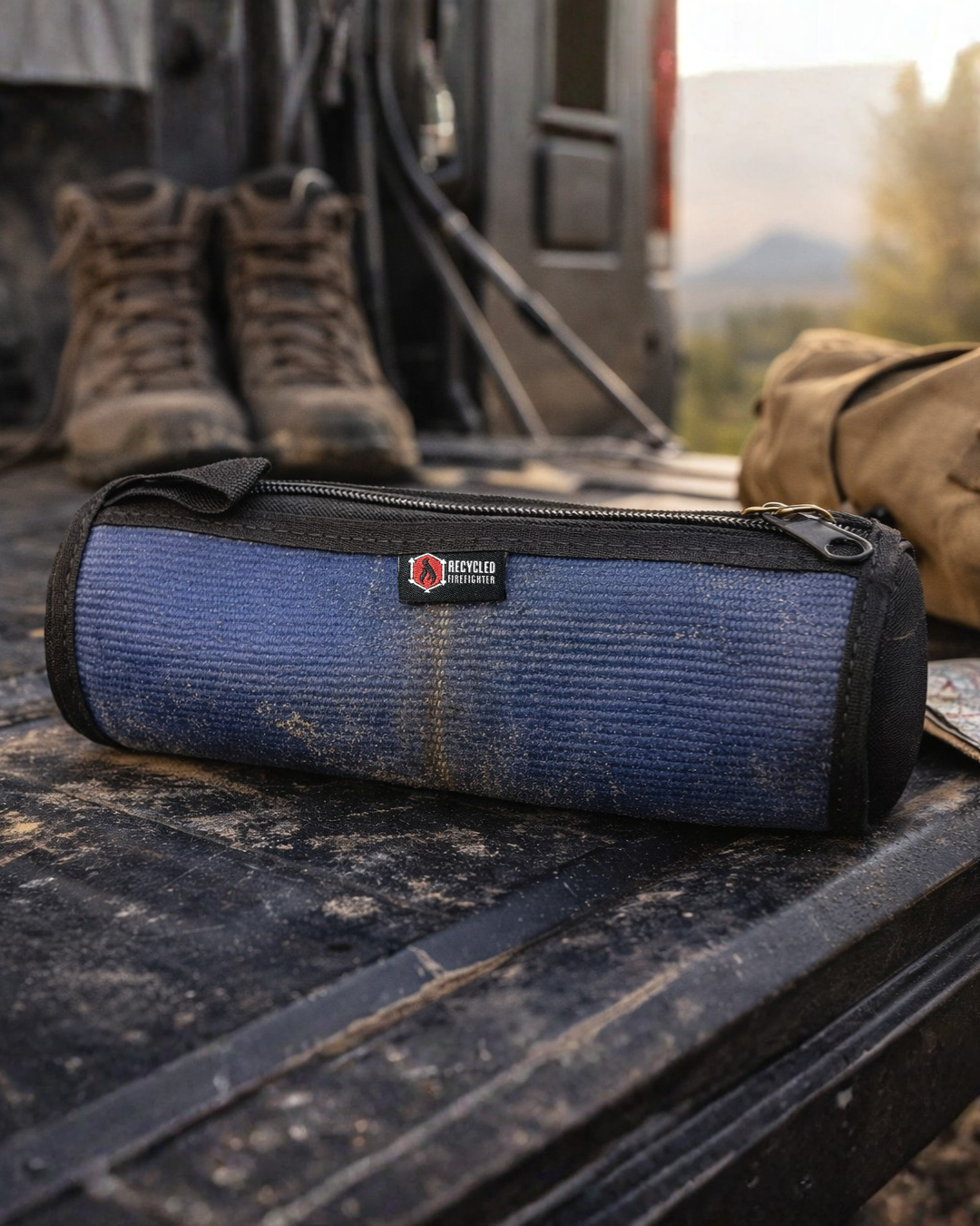 Fire Hose Dopp Kit by Recycled Firefighter
