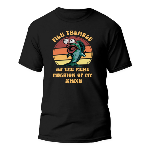 Fish Tremble Man T-Shirt by Outdoorzees
