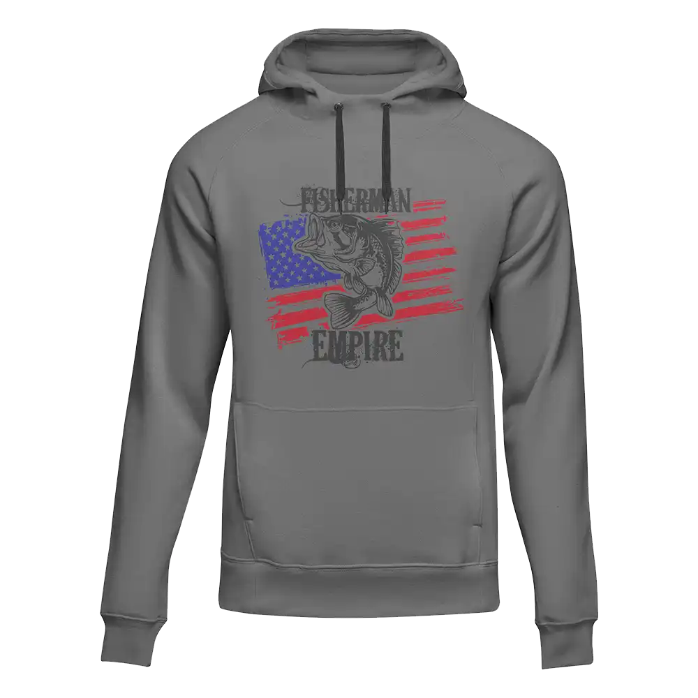 Fisherman American Empire Color Unisex Hoodie by Outdoorzees