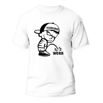 Fishing And Work Man T-Shirt by Outdoorzees
