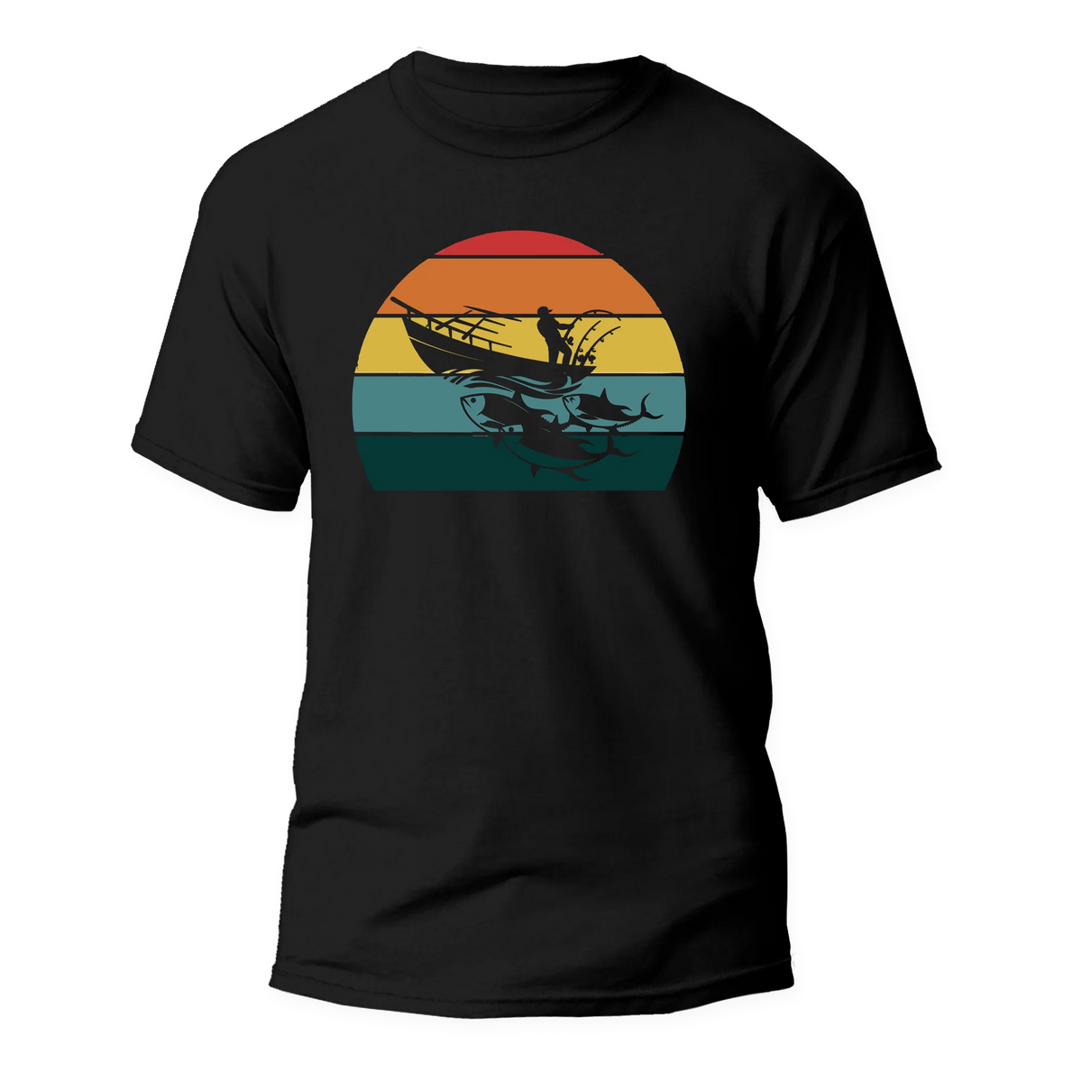 Fishing Boat Man T-Shirt by Outdoorzees