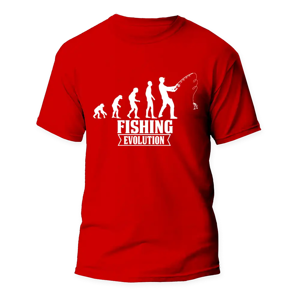 Fishing Evolution Man T-Shirt by Outdoorzees