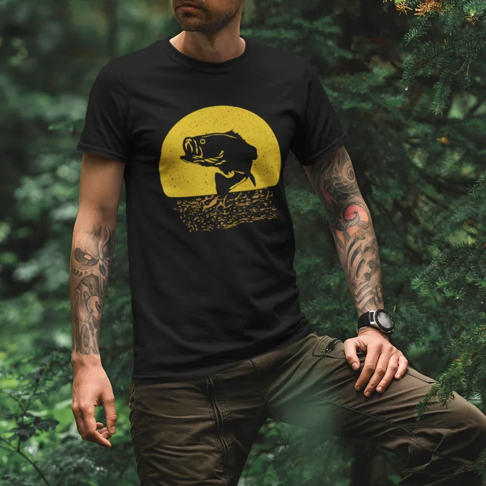 Fishing Man T-Shirt by Outdoorzees