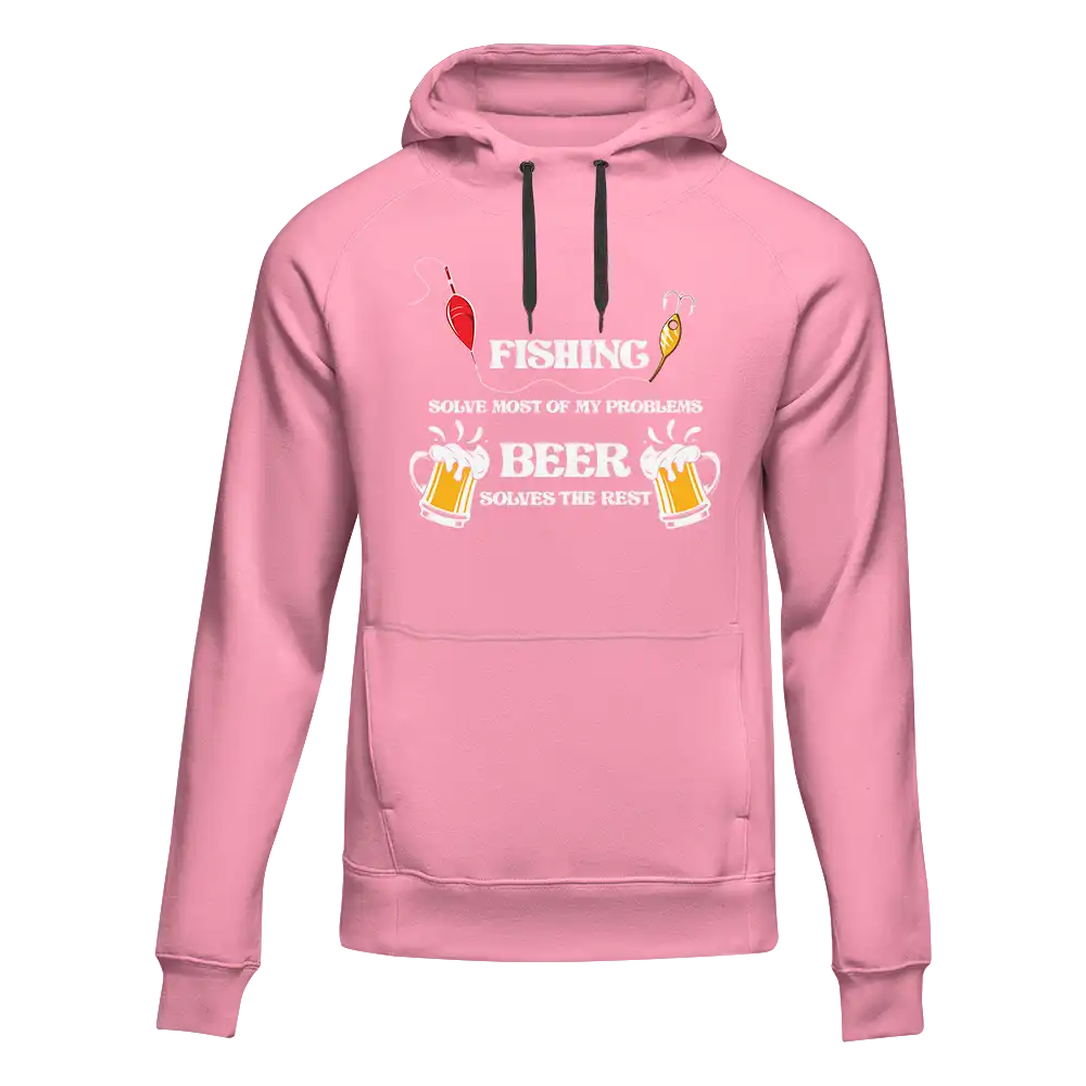 Fishing Solves All My Problem Unisex Hoodie by Outdoorzees