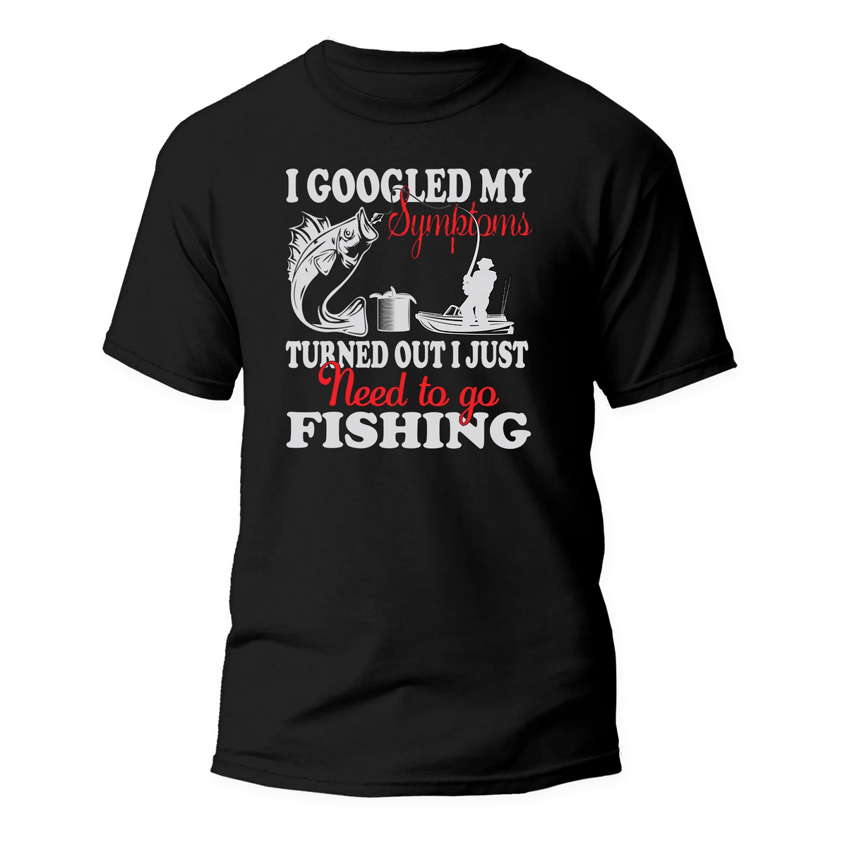 Fishing Symptoms Man T-Shirt by Outdoorzees