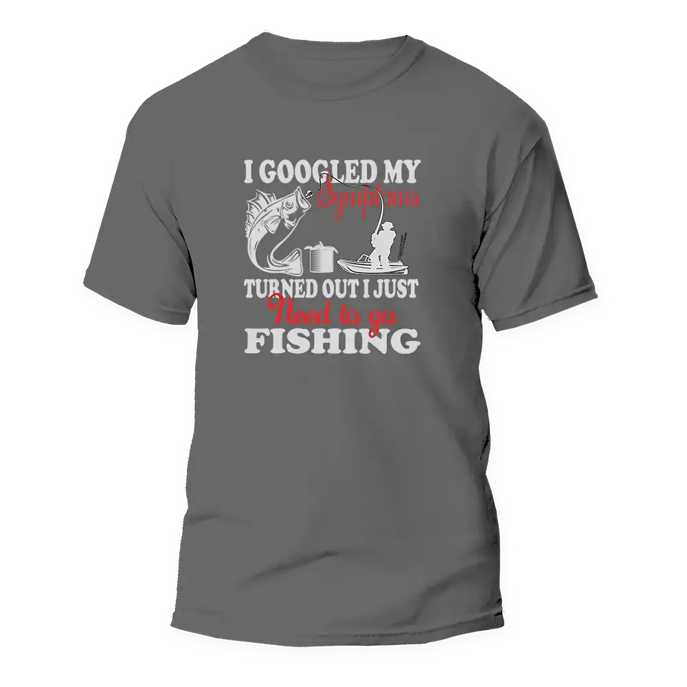 Fishing Symptoms Man T-Shirt by Outdoorzees