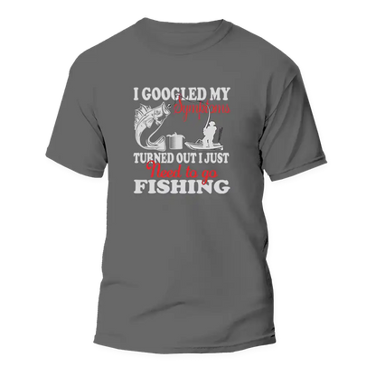 Fishing Symptoms Man T-Shirt by Outdoorzees