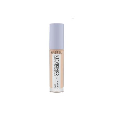 Pastel Eye Cream + Hydrating Satin Concealer - 62 Ivory - Brightening, Vegan & Cruelty-Free Under Eye Cream & Concealer by Beauty Care Bag