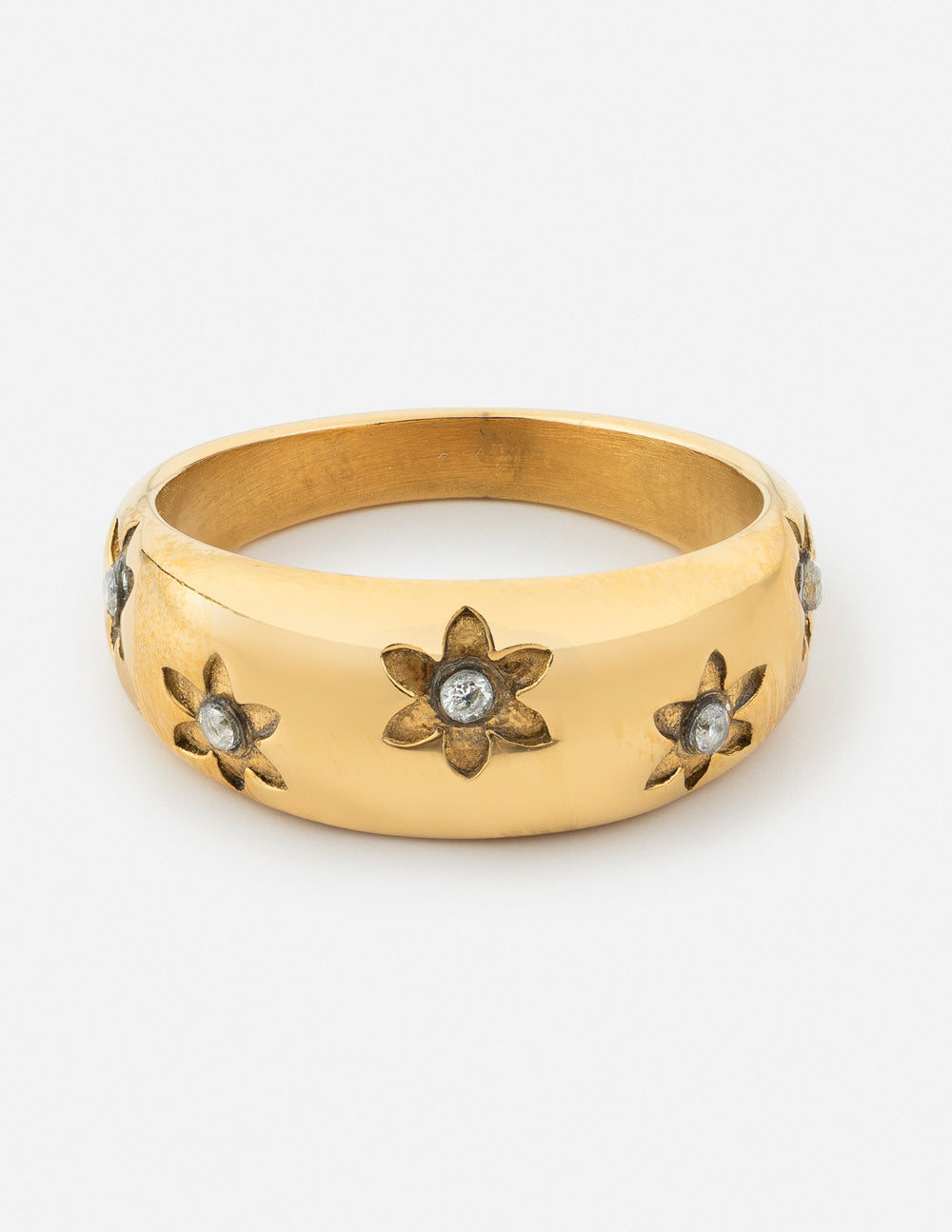 Floral Dome Ring by Elevated Faith