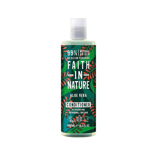 Faith In Nature Aloe Vera Nourishing Hair Care Cream - Moisturizing and Soothing for Normal to Dry Hair, 13.53 fl oz by Beauty Care Bag