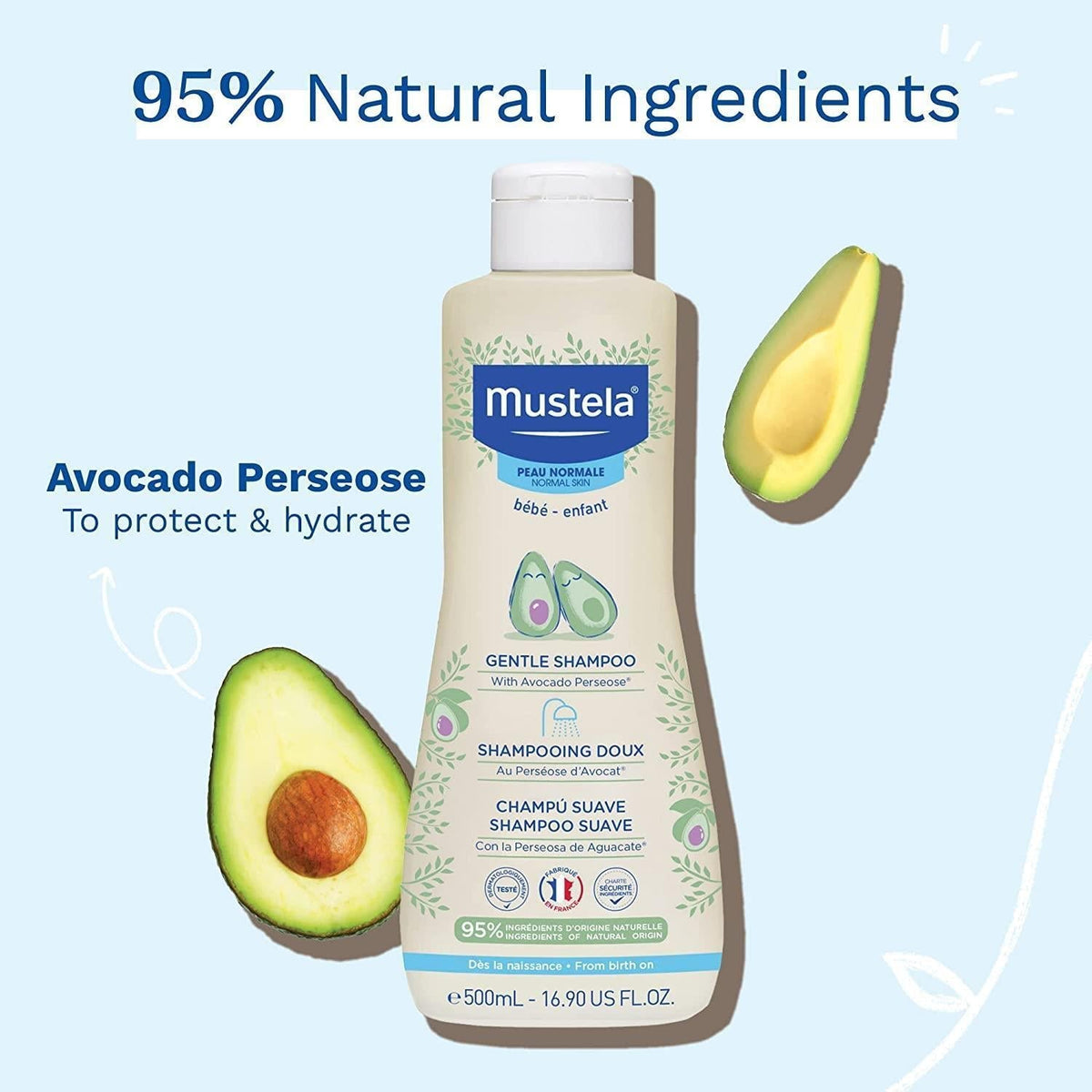 Mustela gentle baby shampoo – view 10
