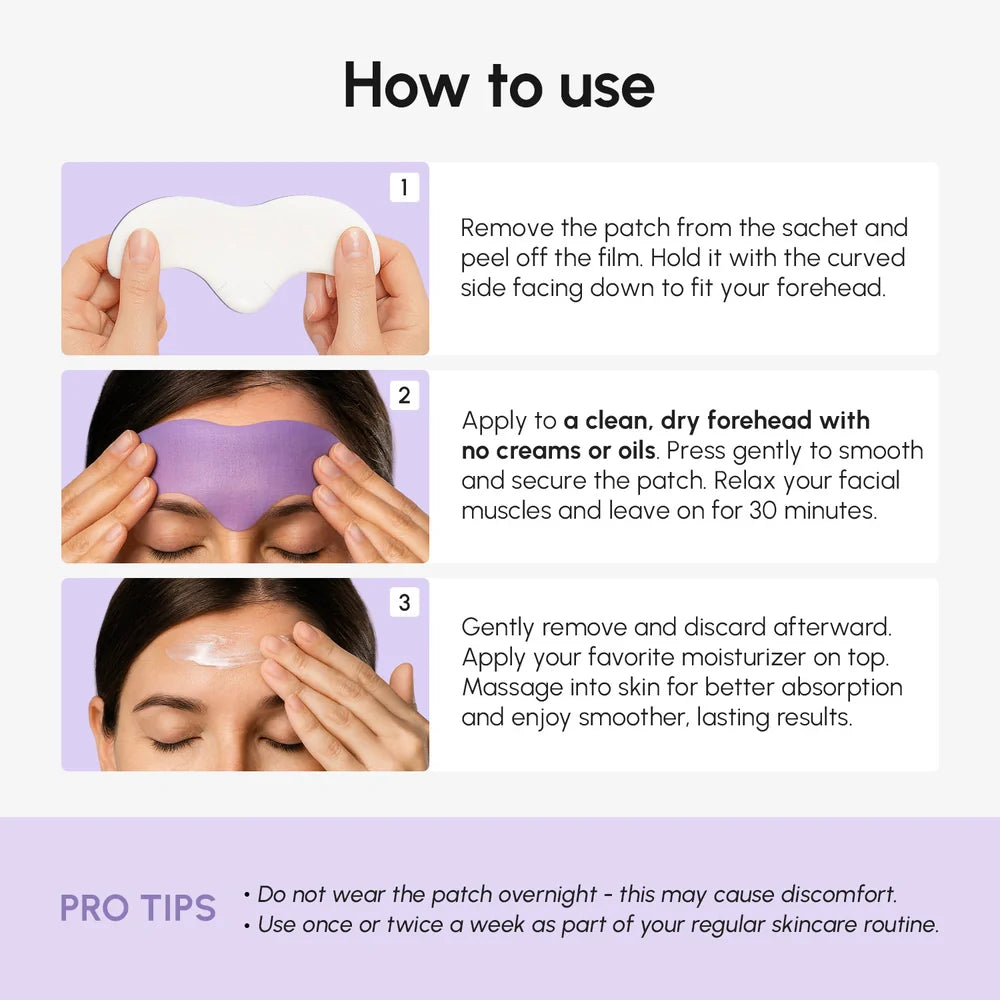 Anti-wrinkle forehead patches – view 6