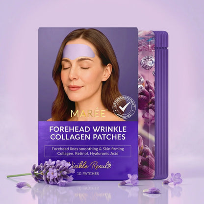 Anti-wrinkle hydrogel forehead patches