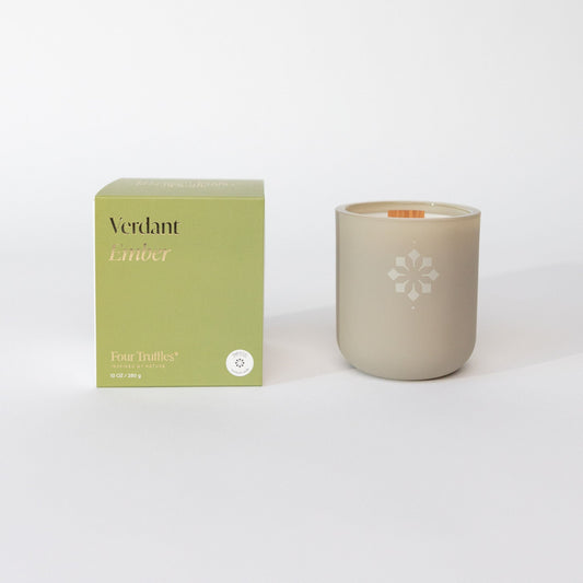 Verdant Ember Candle by Four Truffles