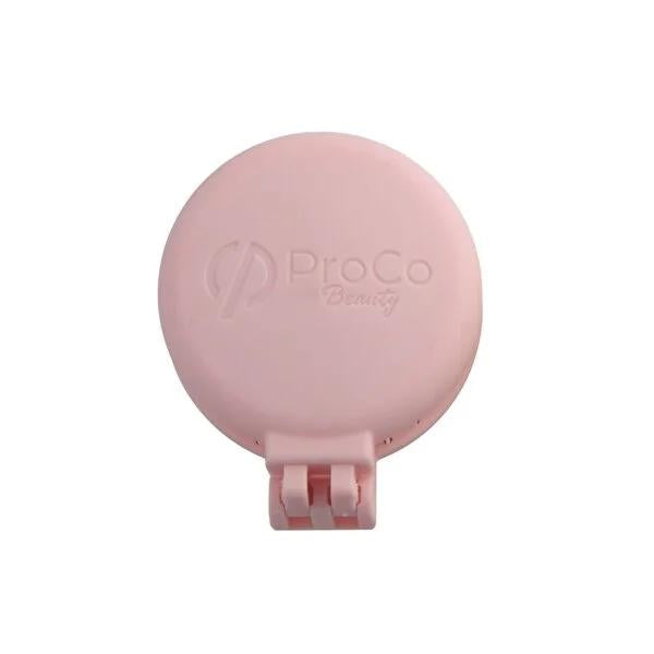 Proco Beauty foldable hair brush with mirror
