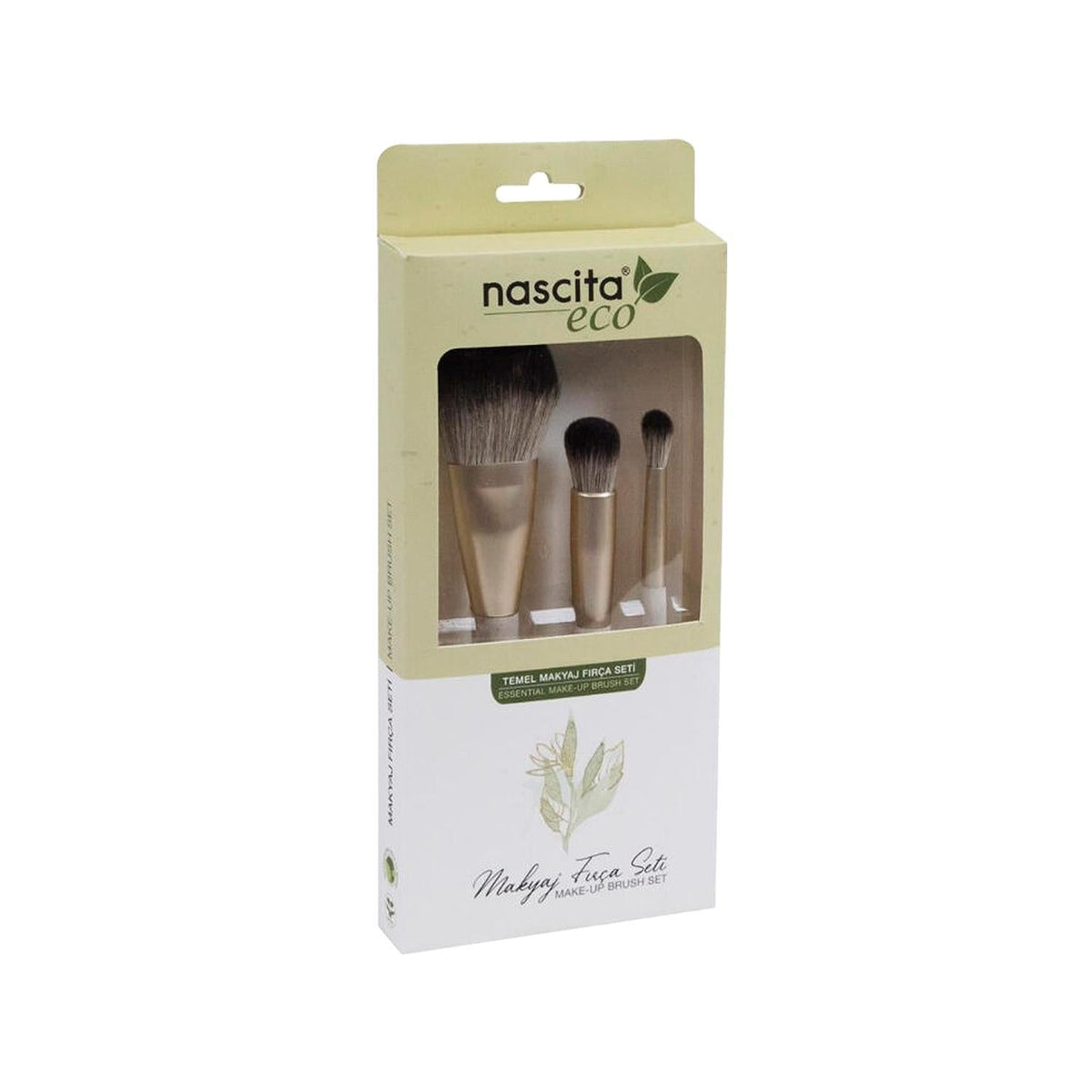 Nascita Eco-Friendly Makeup Brush Set - Professional Tools for Flawless Application by Beauty Care Bag