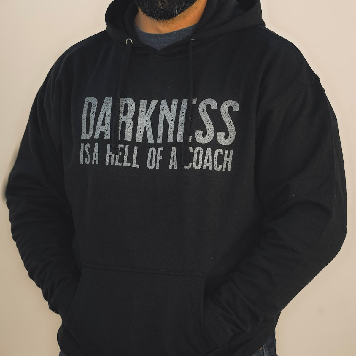 Darkness is a HELL of a Coach - Hoodie by Tango Charlie Apparel